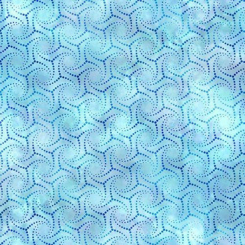 Elysian - Spin - Blue by Jason Yenter | OntheBiasDesigns