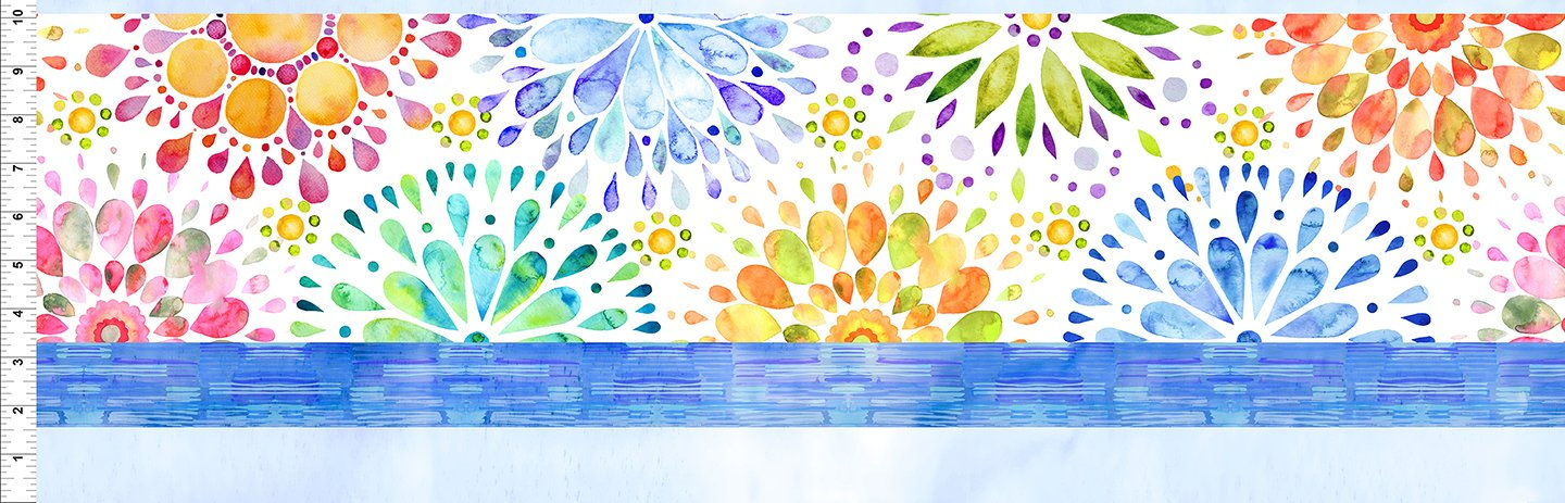 In The Beginning - Summer Breeze - Border 2SB-1 | On The Bias Designs