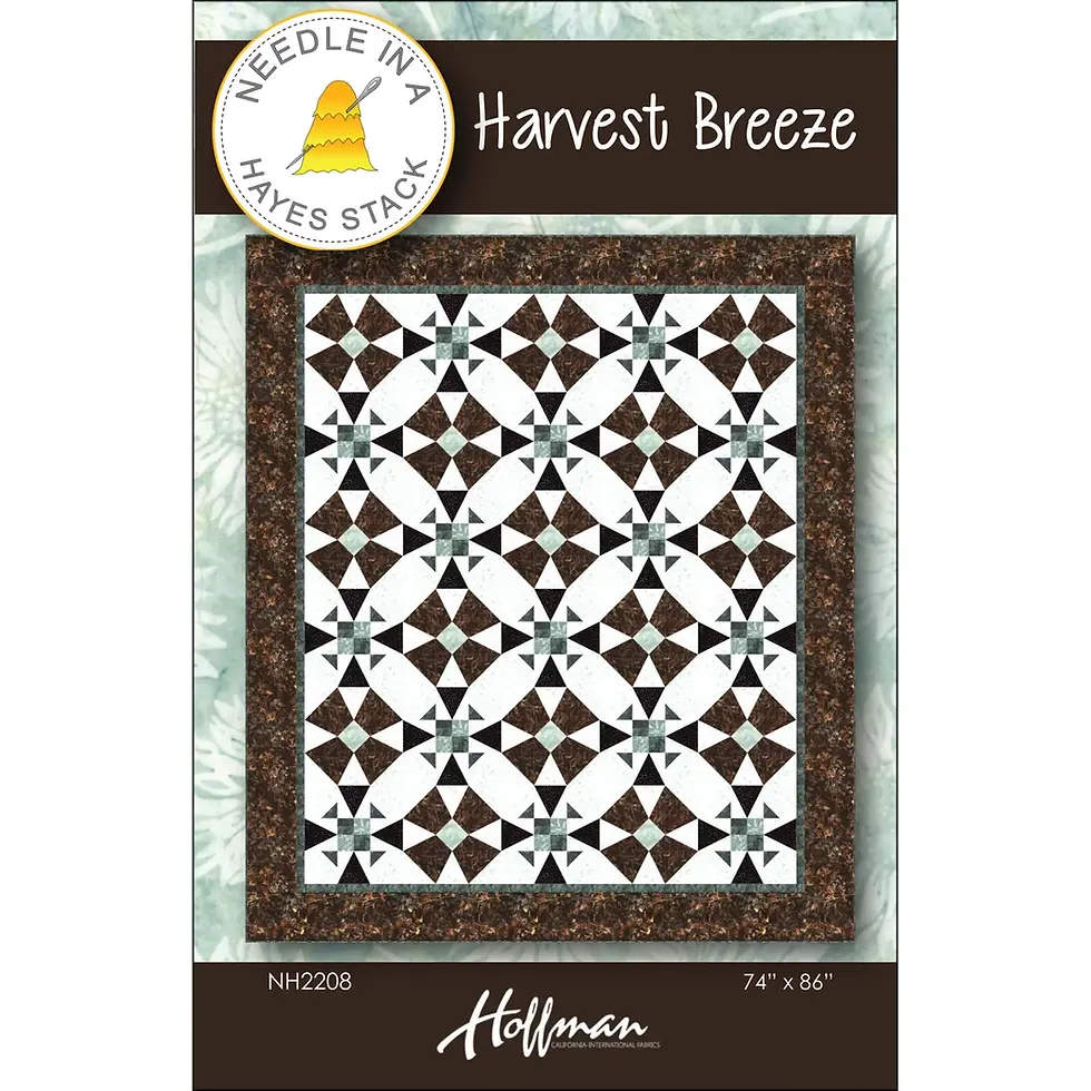 Needle in a Hayes Stack (front) - Harvest Breeze Quilt Pattern | On The Bias Designs