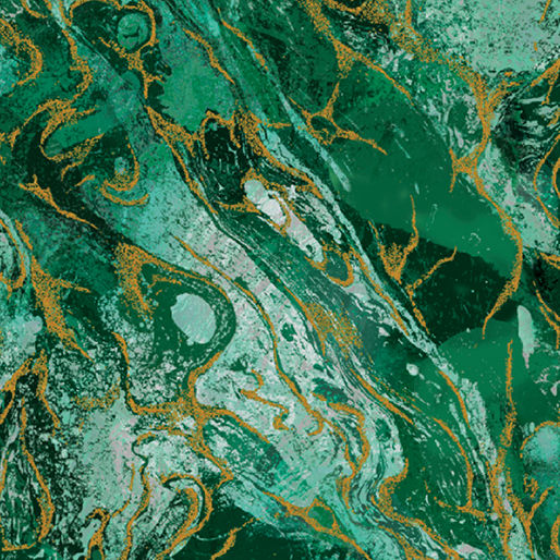 1 Yard Pre-cut - Benartex - Marbled Earth - Earth Green 16474M45B | On The Bias Designs