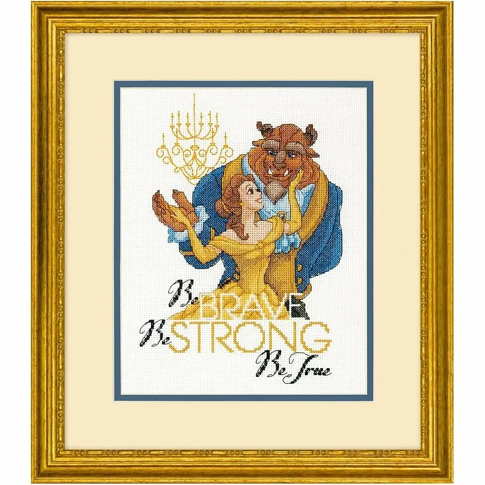 Dimensions - Beauty and the Beast Cross Stitch Kit | On The Bias Designs