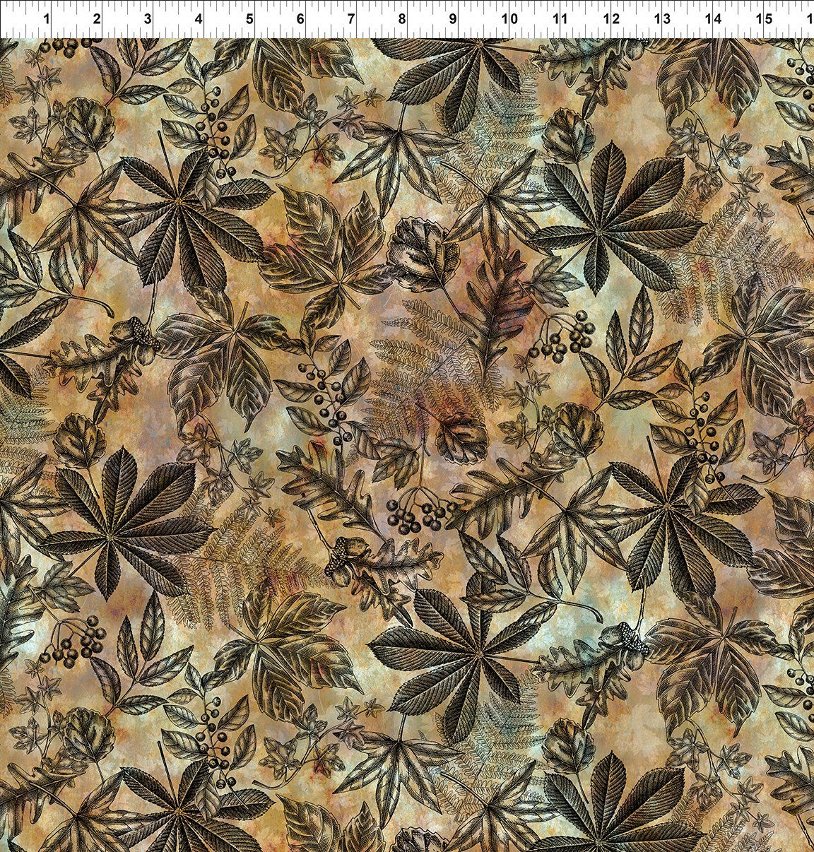 In The Beginning - Autumn Elegance - Toile Multi 9AE2 | On The Bias Designs