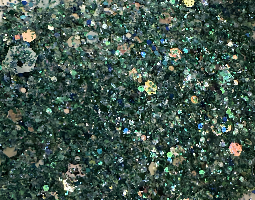 AfterGlow - Teal Flurry Glitter Mix - 2 oz | On The Bias Designs