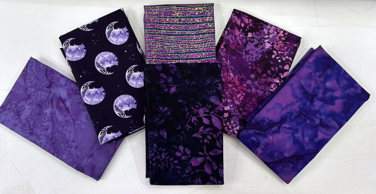 OTBD Edits - Curated Pre-cuts - Six -- 1/3 Yard Cuts