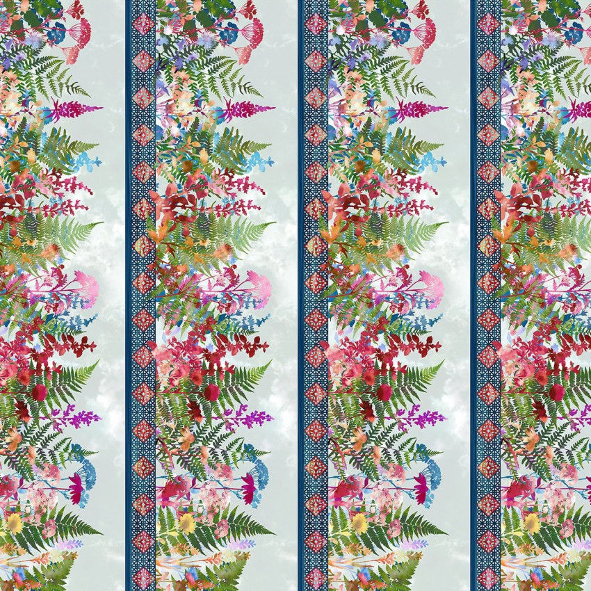 Haven - Border - Multi by Jason Yenter | OntheBiasDesigns