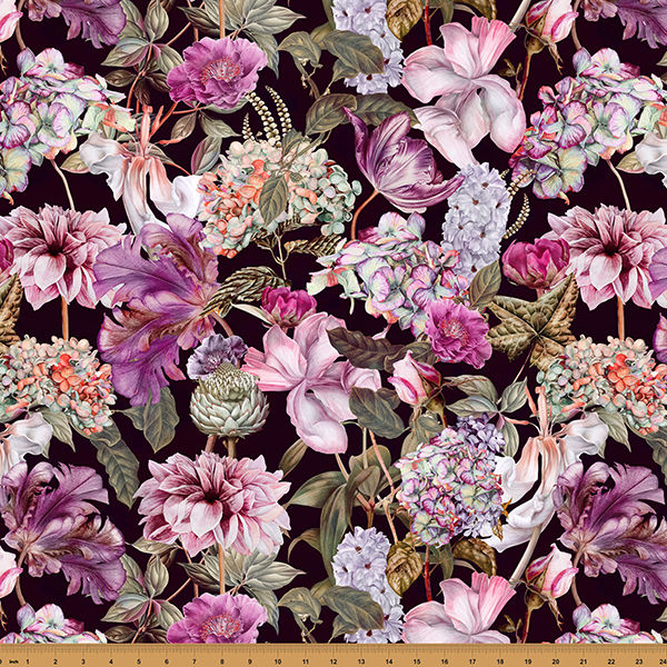 Hoffman Fabrics - Tropic Walk - Deep Fuchsia