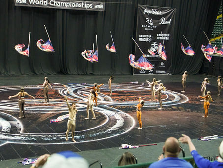 Rapturous Welcome Greets World-Champ SHS Winter Guard Team