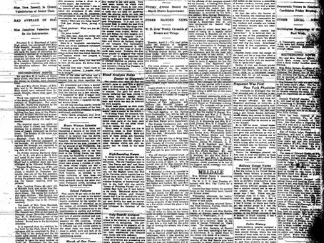 An Ordinary Day in Southington, 100 Years Ago