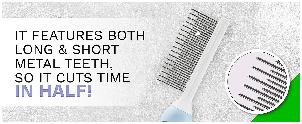 Miniatura: Pet Grooming Needle Comb for Cleaning Fur (Single Piece)