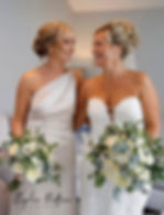 Fresh Rose and Eucalyptus bridal bouquet