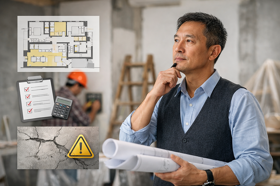 裝修這件事,很多問題其實一開始就看得出來