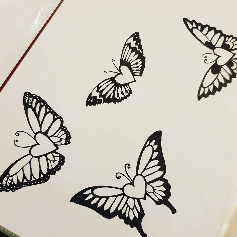 Butterfly sticker ideas