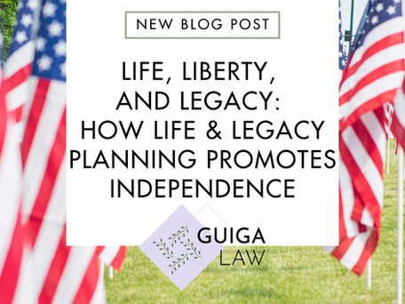 Life, Liberty, and Legacy: How Whole Life Planning Promotes Independence 