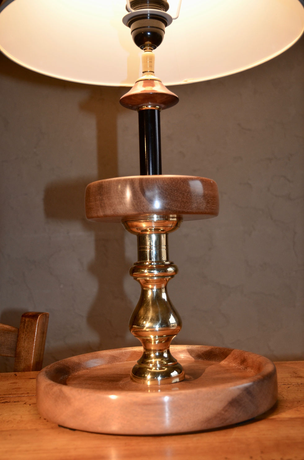 Miniature : Lampe- vide poche. Palissandre 5.