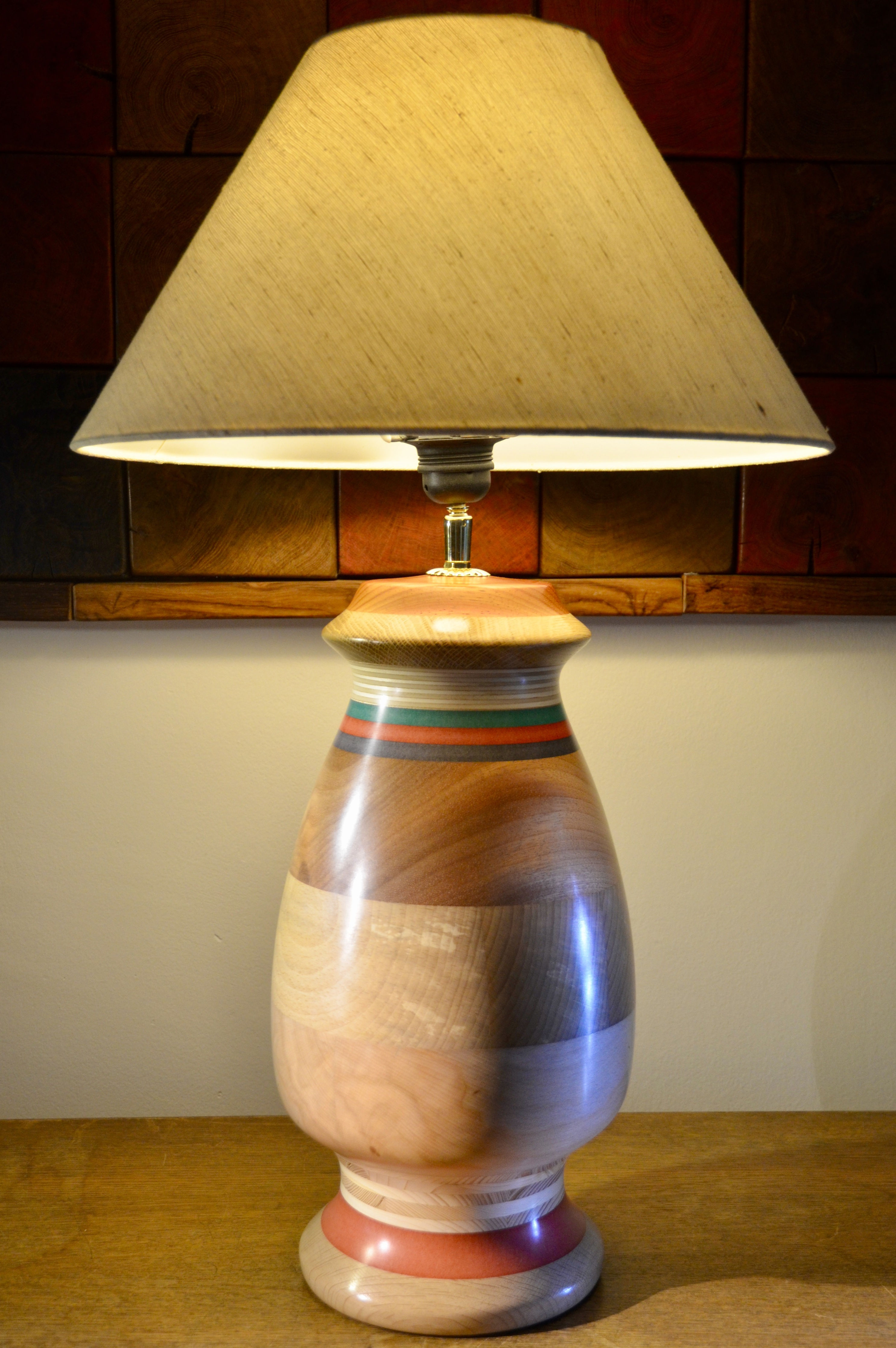 Pied de lampe 7 essences