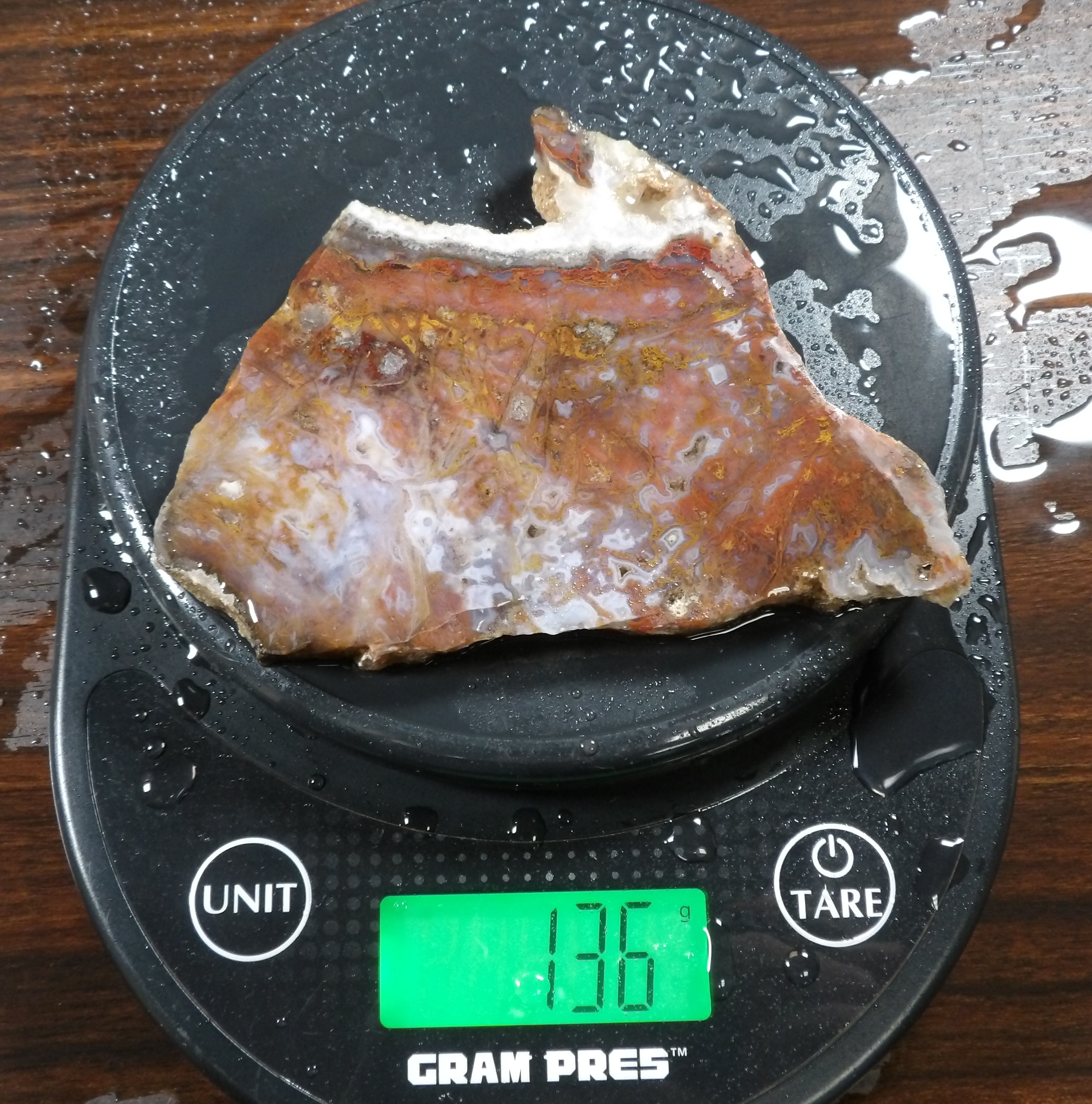 Wingate Plume Agate Slab