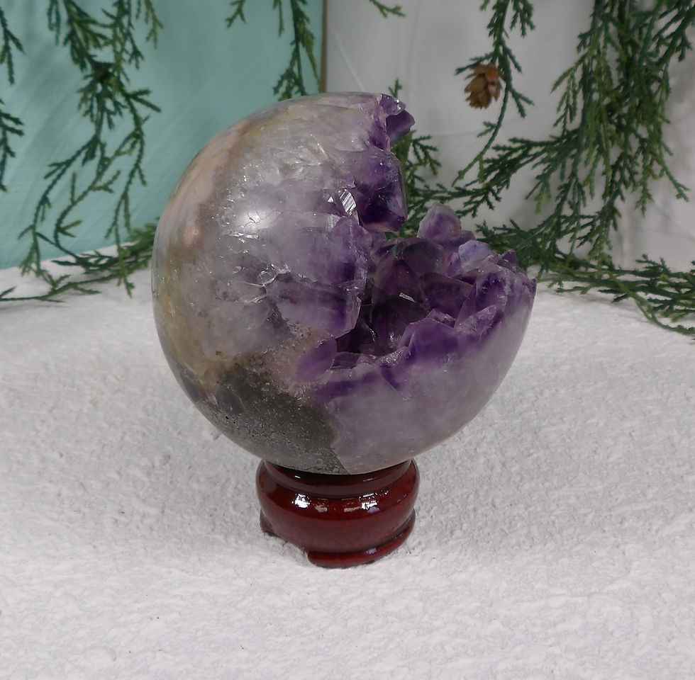 Thumbnail: Amethyst Cluster Sphere