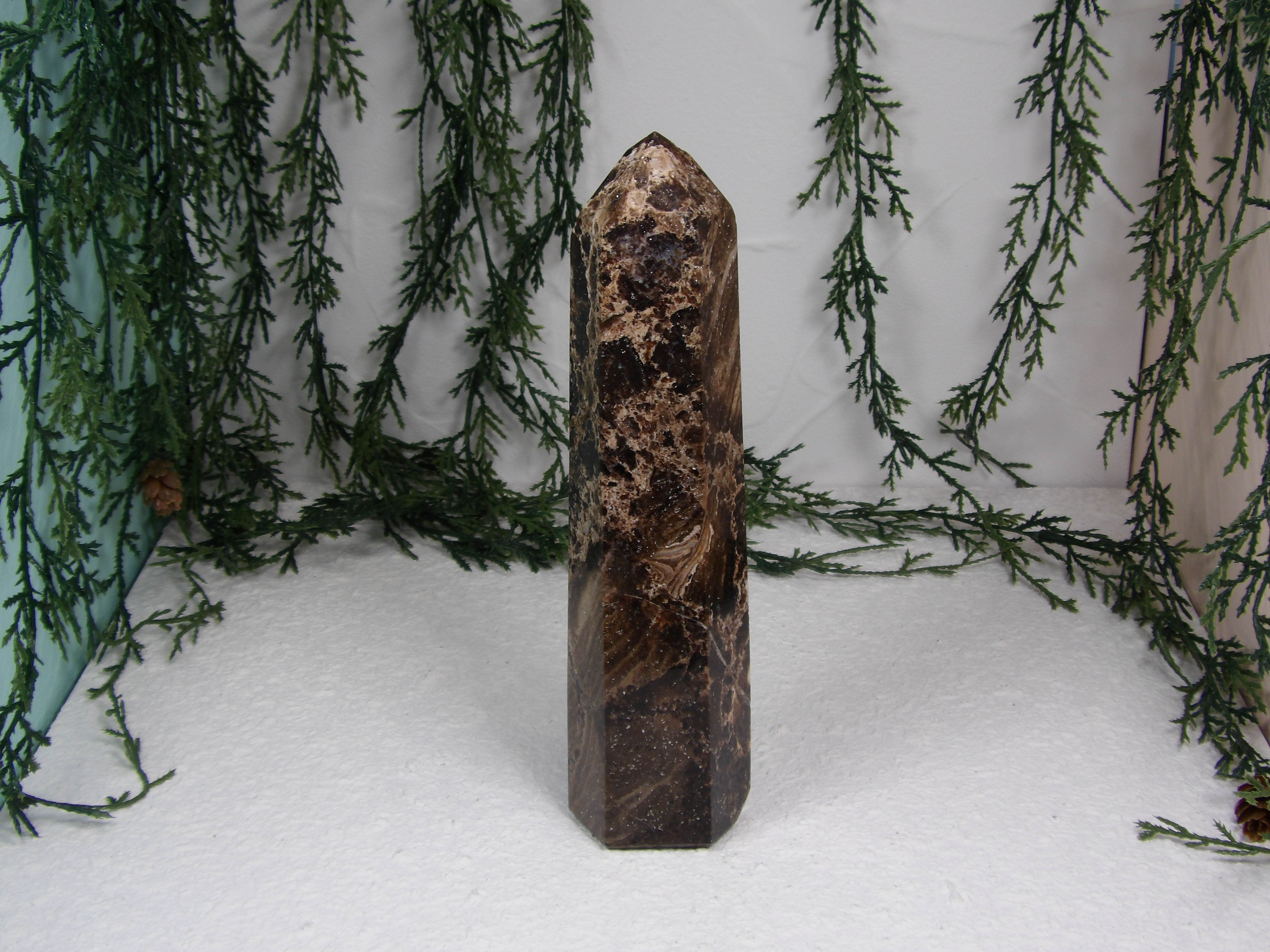 Chocolate Calcite Tower