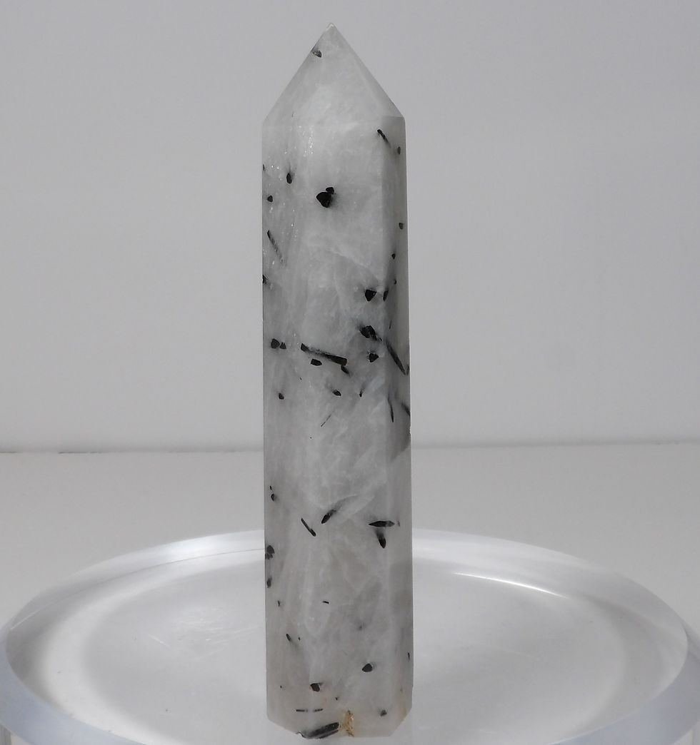 Thumbnail: Quartz w/ Black Tourmaline Tower