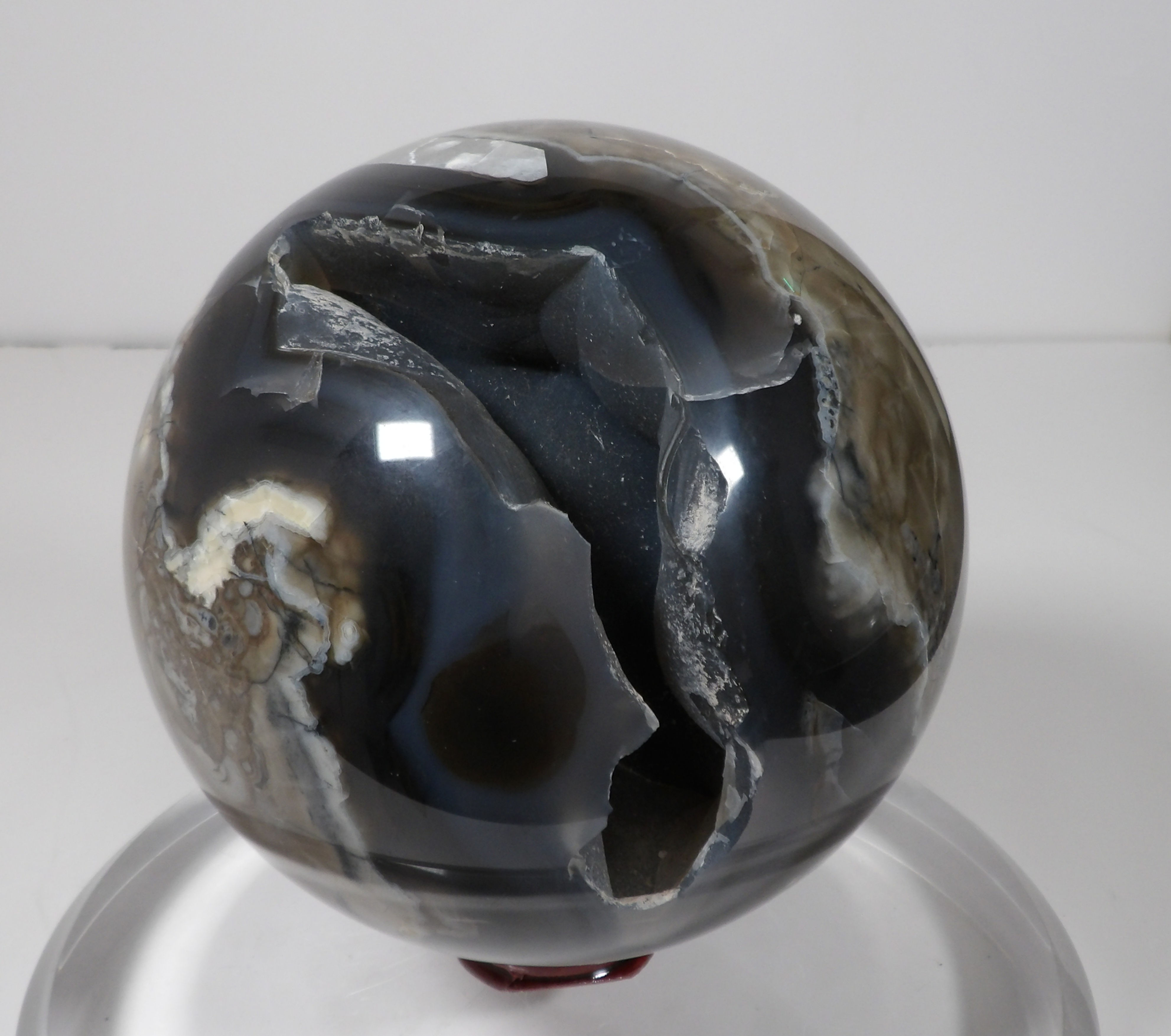 Volcano Agate Sphere