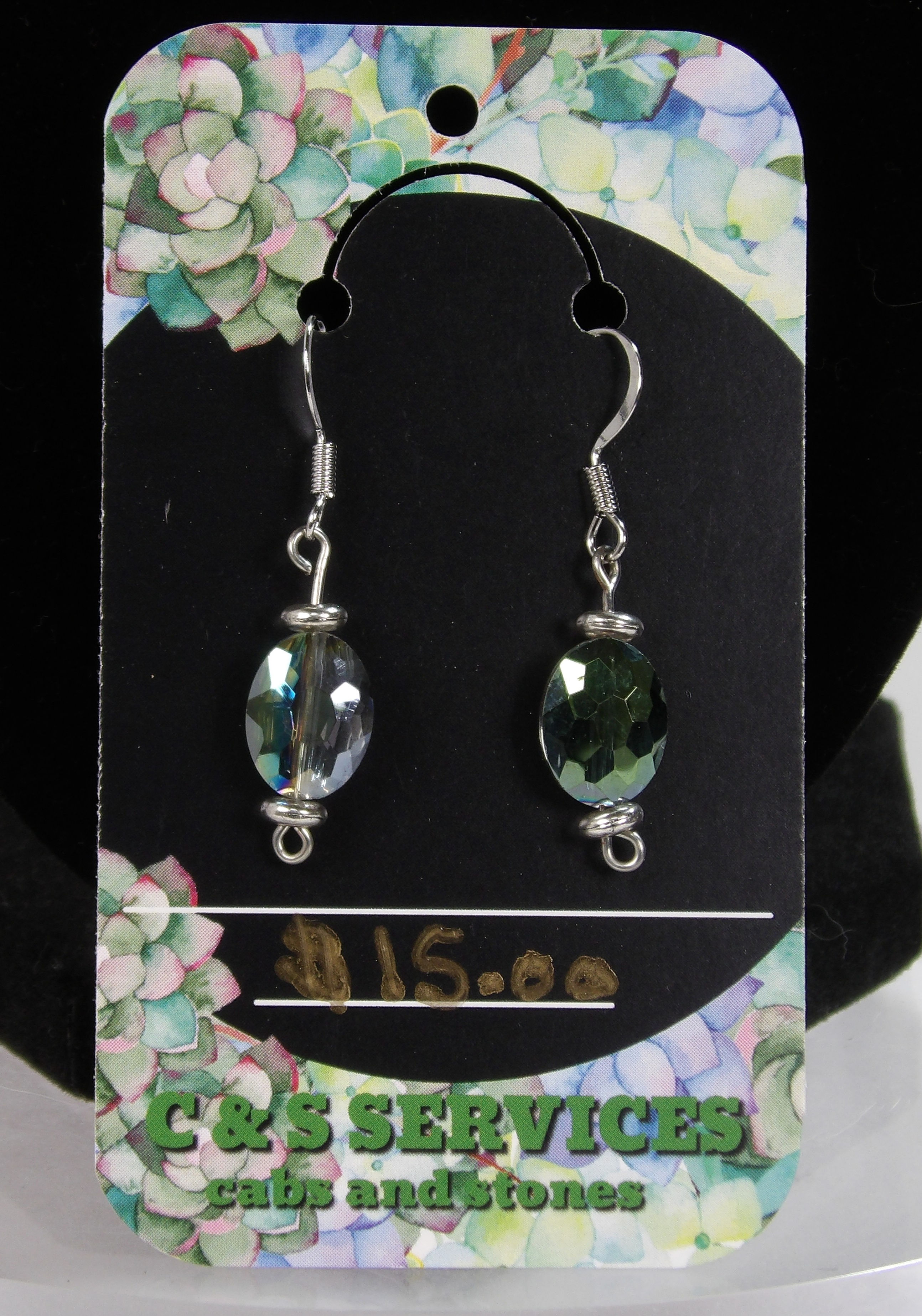 Crystal Bead Earring Set