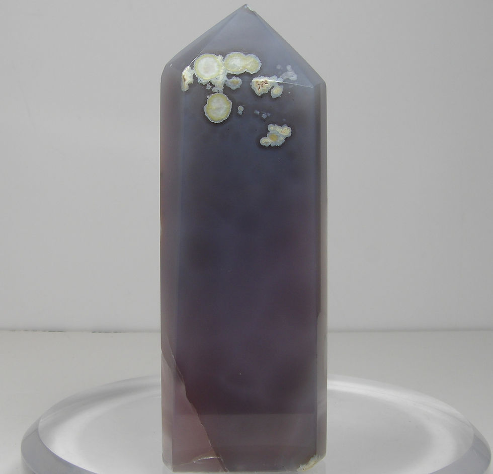 Thumbnail: Purple Druzy/Chalcedony Tower