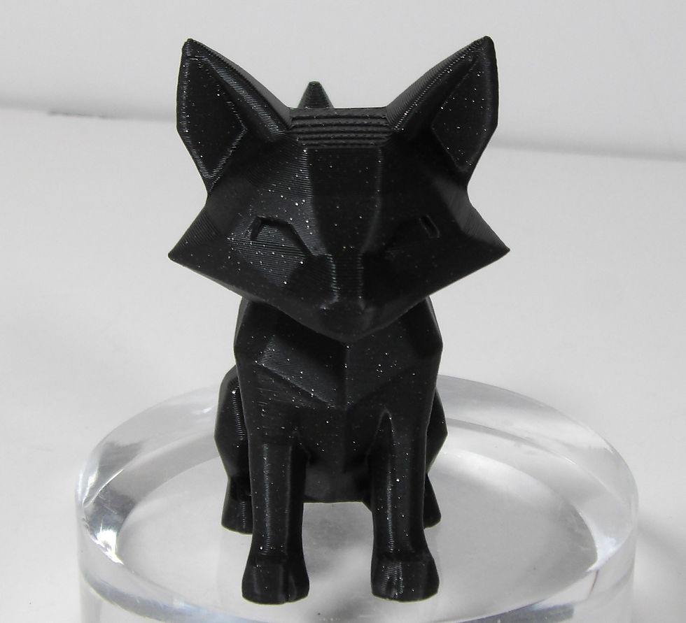 Thumbnail: 3D Printed Black Fox