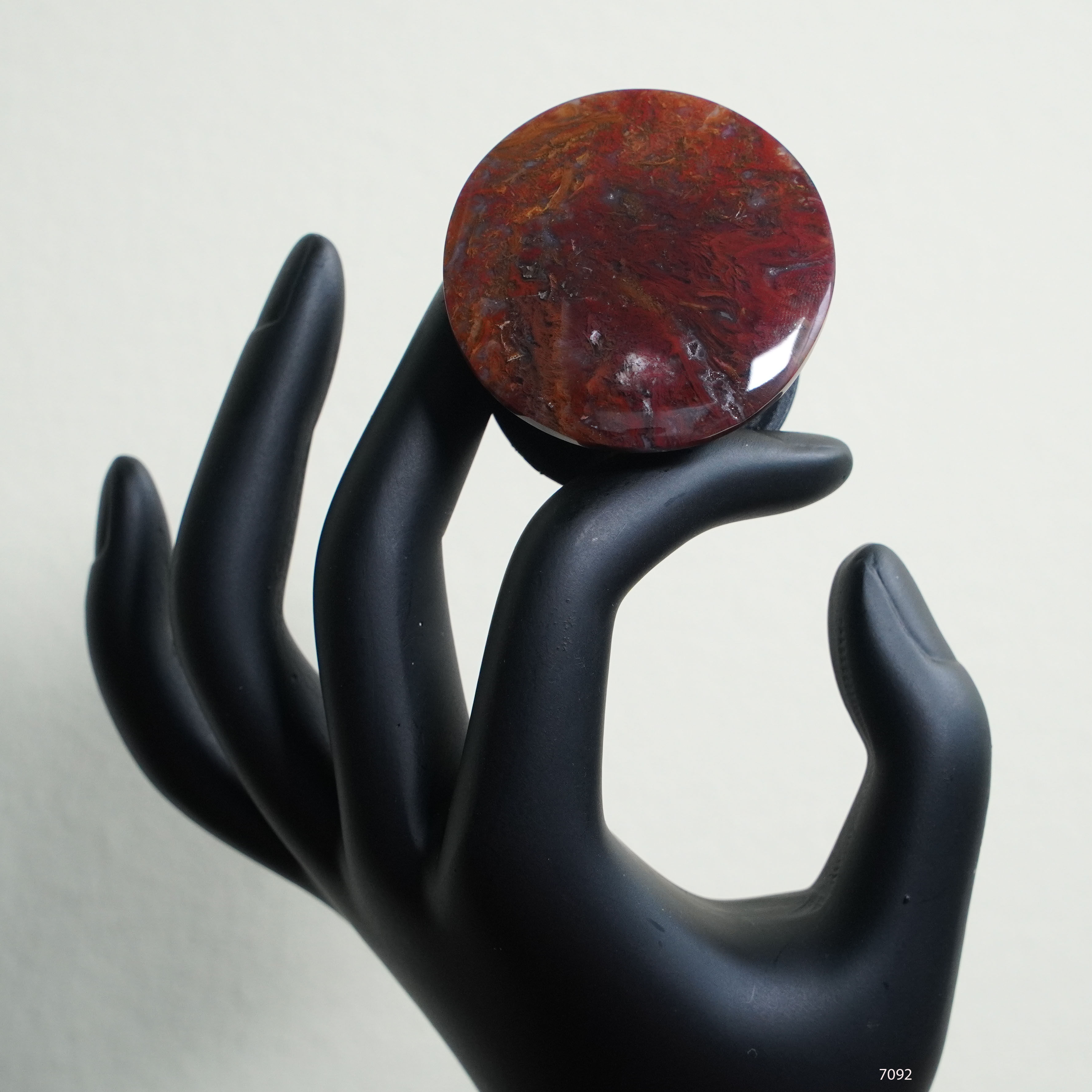 Flame Agate Rock Socket