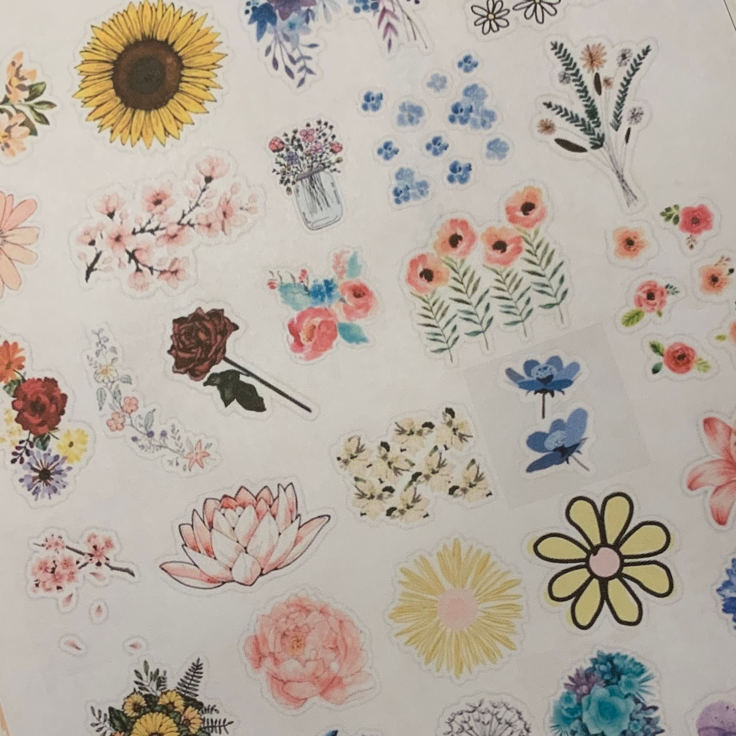 Floral Large Sticker Pack