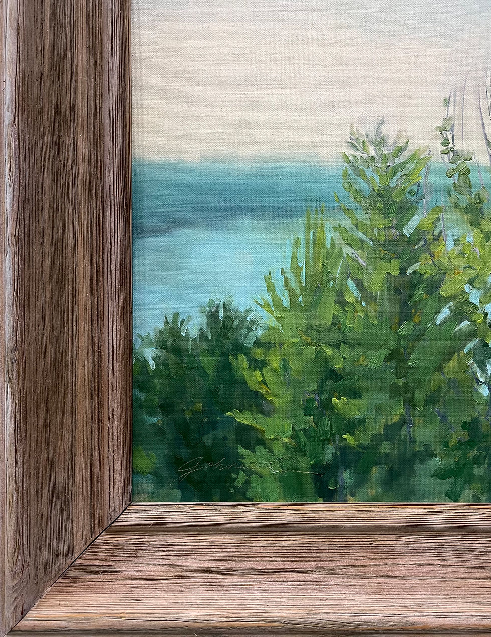 Thumbnail: Château View, 16”x 20” oil on panel 