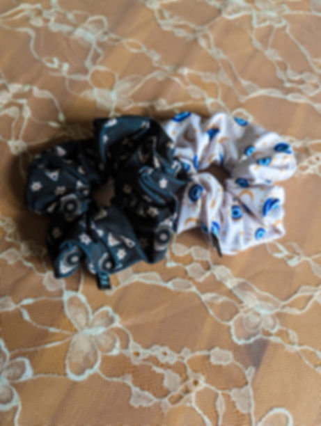 Evil Eye Scrunchies 