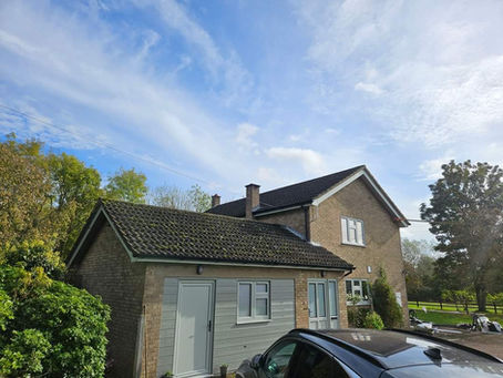 Lovely new Agate Grey Roofline installed for returning customers in Pulham!