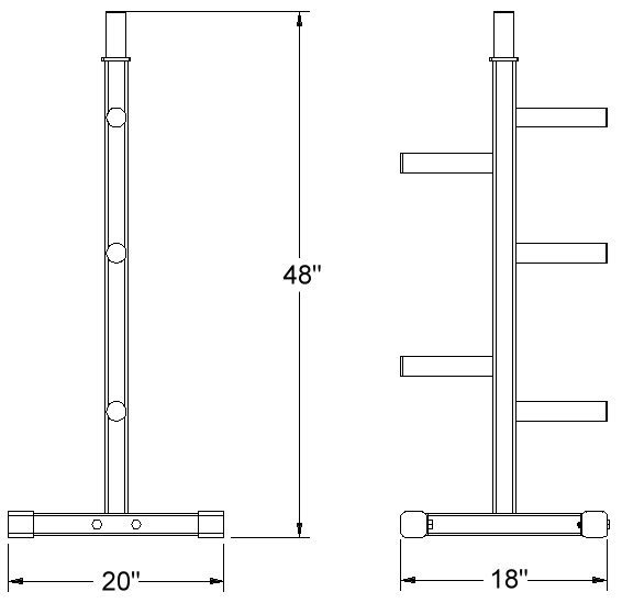 DF7600 Olympic Weight Tree Diagram
