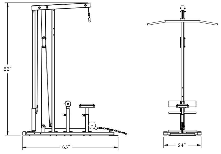 Блочный тренажер своими руками чертежи