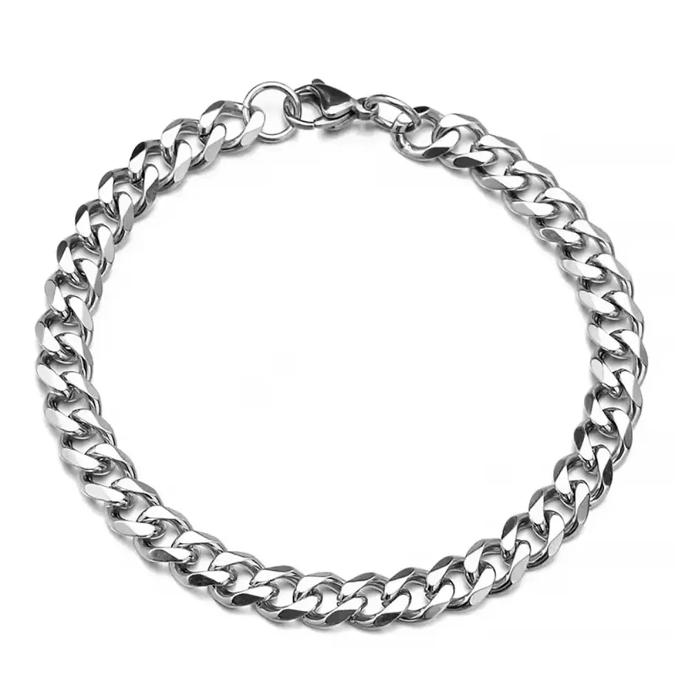 Thumbnail: Unisex Steel Chain Bracelet