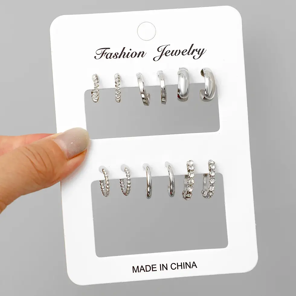 Thumbnail: Golden Layers Earring Set