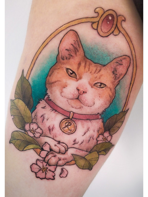 Tatuaje realizado por Laura Garuda