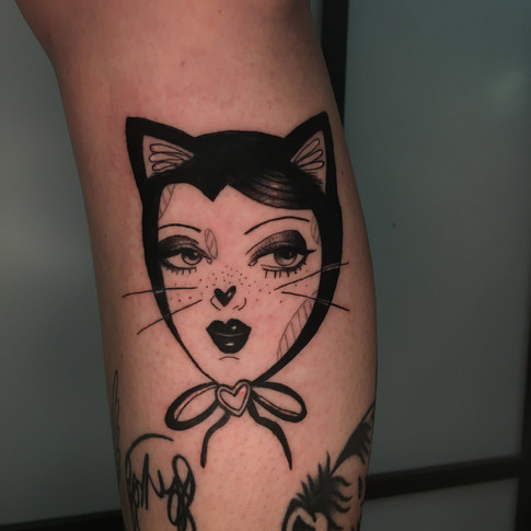 Ilustrativo / blackwork tattoo, Morning Glory Tattoo Valencia