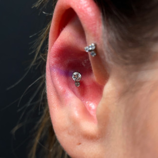 Conch piercing