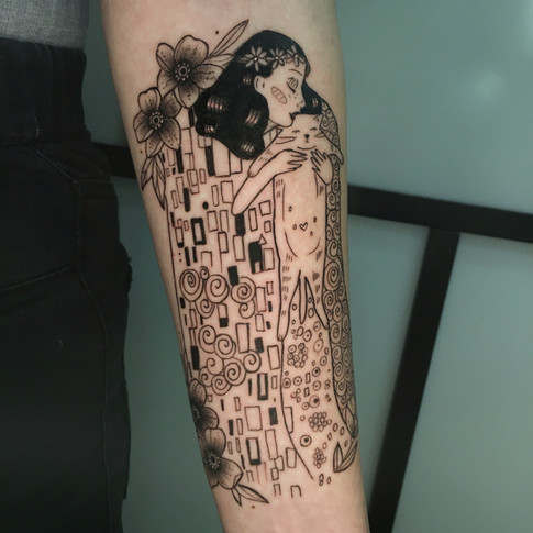 Ilustrativo / blackwork tattoo, Morning Glory Tattoo Valencia