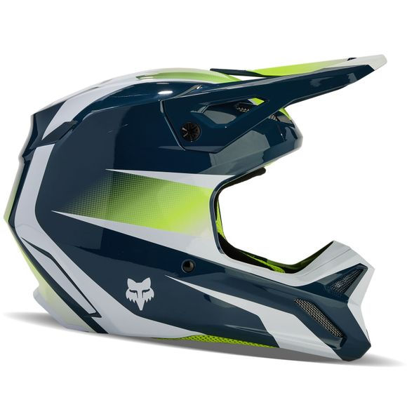 Miniature : Casque Cross FOX V1 MIPS Déco Flora Indigo Foncé ECE 22.06