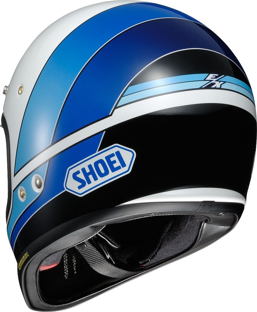 Miniature : Casque Fibre Vintage SHOEI Ex Zero Equation TC-11 vue de dos