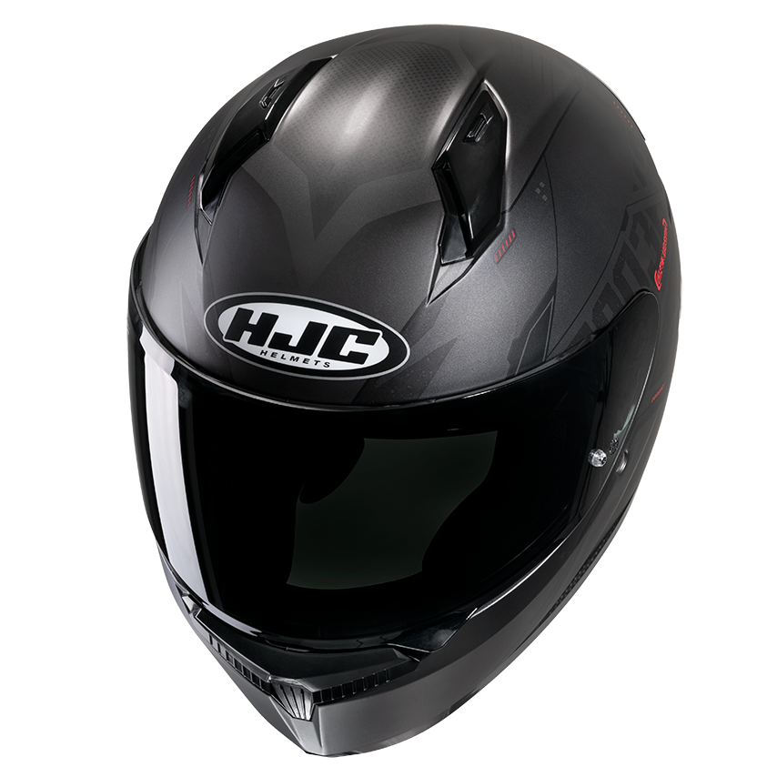 Miniature : Casque Intégral Injecté HJC C10 INKA MC1SF vue de face verticale