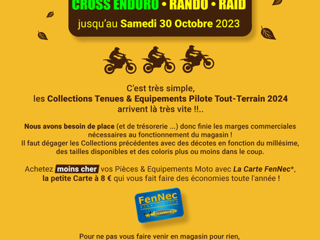 Promotions Automnales édition CROSS