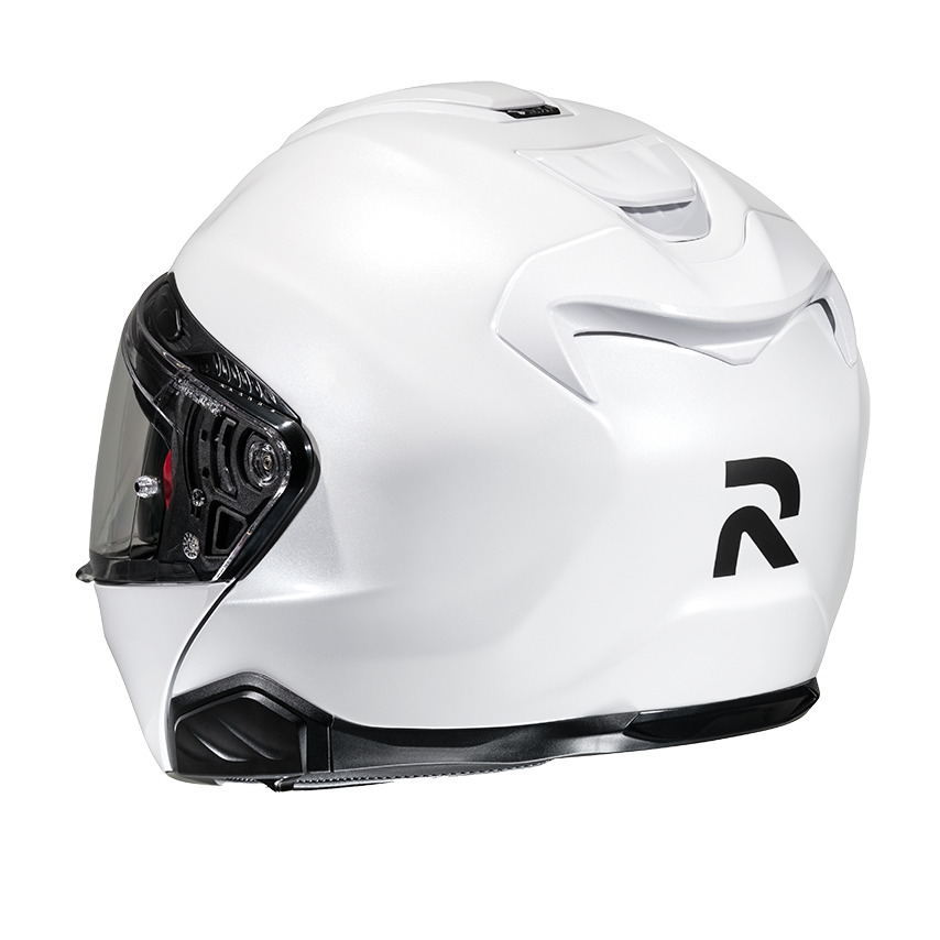 Miniature : Casque Modulable HJC RPHA 91 Blanc Perle vue de dos
