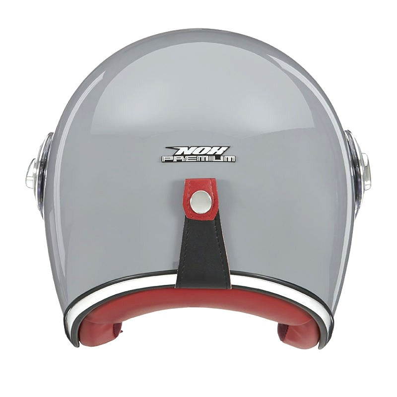 Miniature : Casque Jet Nox Heritage 2E gris nardo de dos
