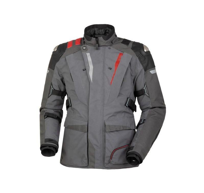 Veste Touring Adventure T.UR J-Zero 2 en 1 WP gris