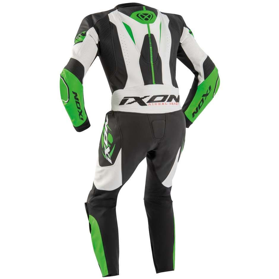 Miniature : Combinaison Cuir IXON VORTEX Blanc/Vert L
