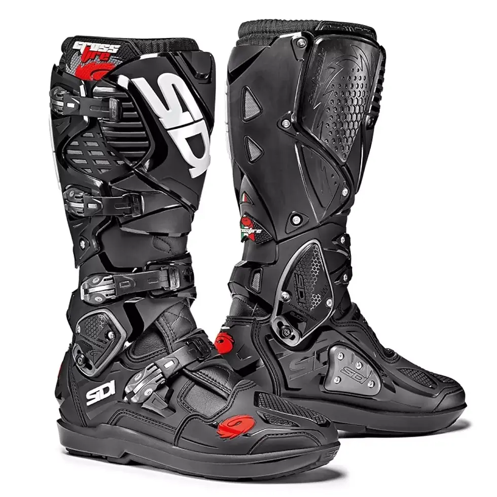 Bottes Cross Enduro Premium SIDI Crossfire 3 noir vue de profil