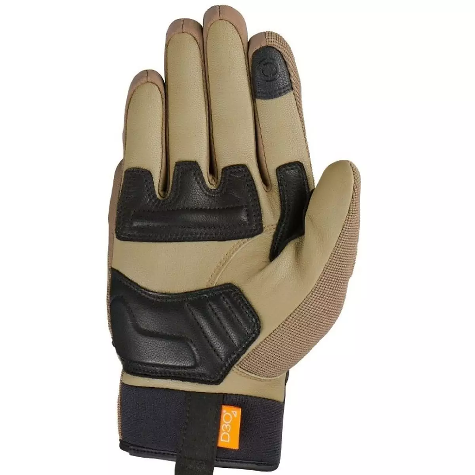 Miniature : Gants FURYGAN Jet D3O noir beige face paume
